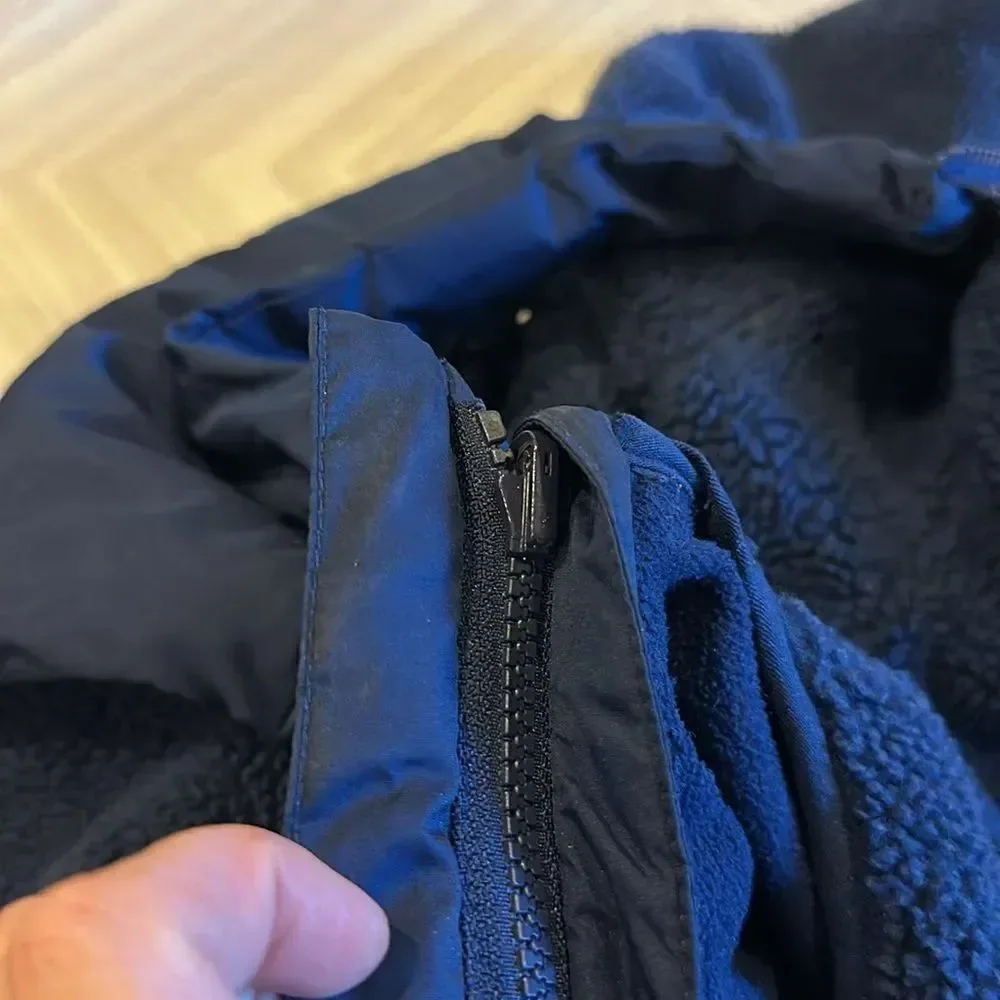 Baby Gap Boys Fleece/Vest Navy Blue Removable Jacket - Size 4